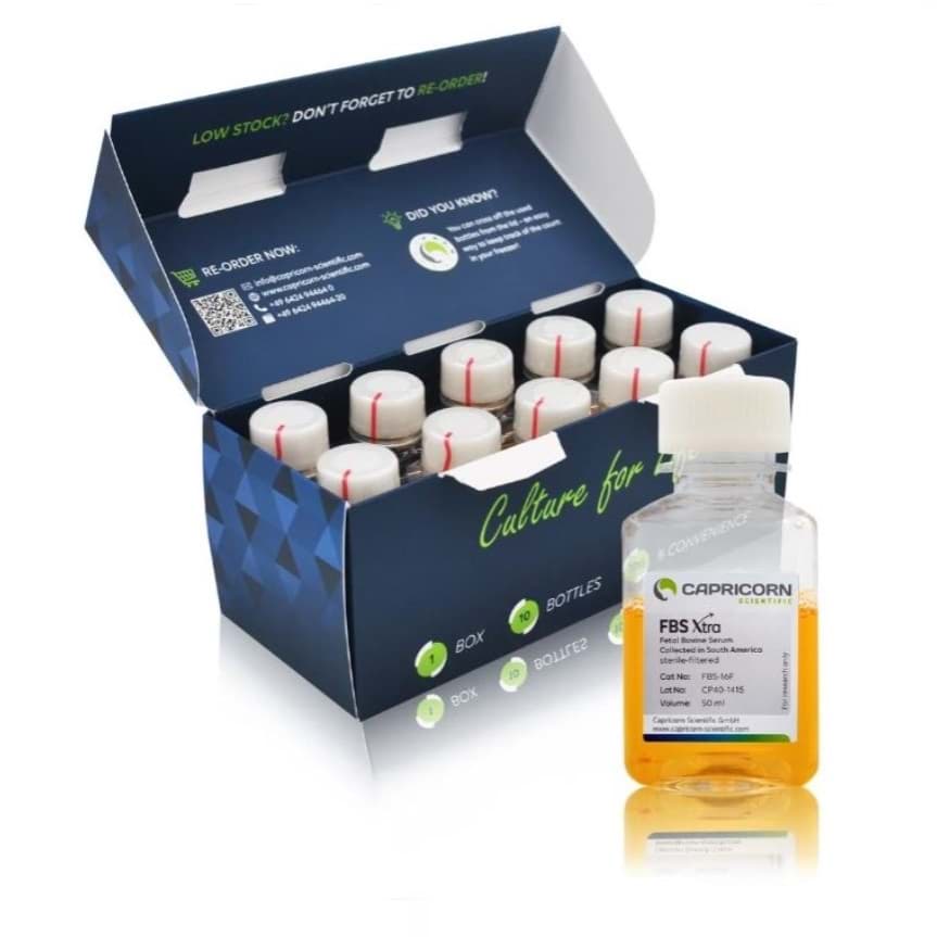 Picture of FBS Xtra, Fetal Bovine Serum, Collected in South America (FBS Minis) - 10x 50ml